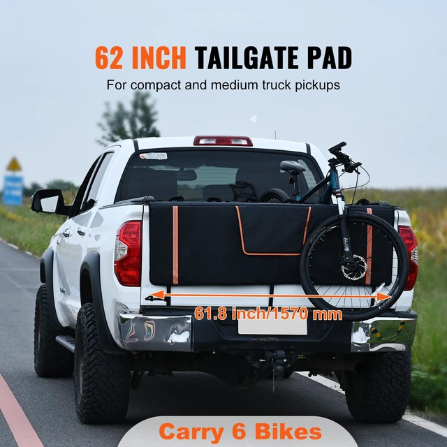 Alt view image 2 of 7 - 62-inch Tailgate Pad 6-Bike Pickup Truck Bed Tailgate Pad Protector Cover