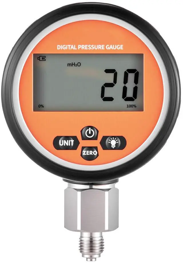 Alt view image 6 of 7 - Digital Hydraulic Pressure Test Coupling Kit, 10000 PSI Pressure Gauge Manometer Tester with 1 Gauge, 1 Test Coupling, 1 Quick-Release Coupler, and 1 Hose for Excavator Construction Machinery