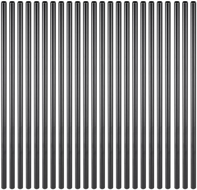 Alt view image 3 of 7 - Metal Staircase Balusters 51 Pack 26 In Aluminum Spindles with Screws/Rail Caps