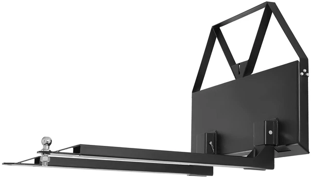 Alt view image 6 of 7 - Skid Steer Pallet Forks, 2600 lbs Rated Capacity, Pallet Fork Frame Attachment with 48-inch Pallet Forks Blades, 1-7/8 inch Ball Hitch Receiver, Quick Tach Connection for Skid Steers, Tractors