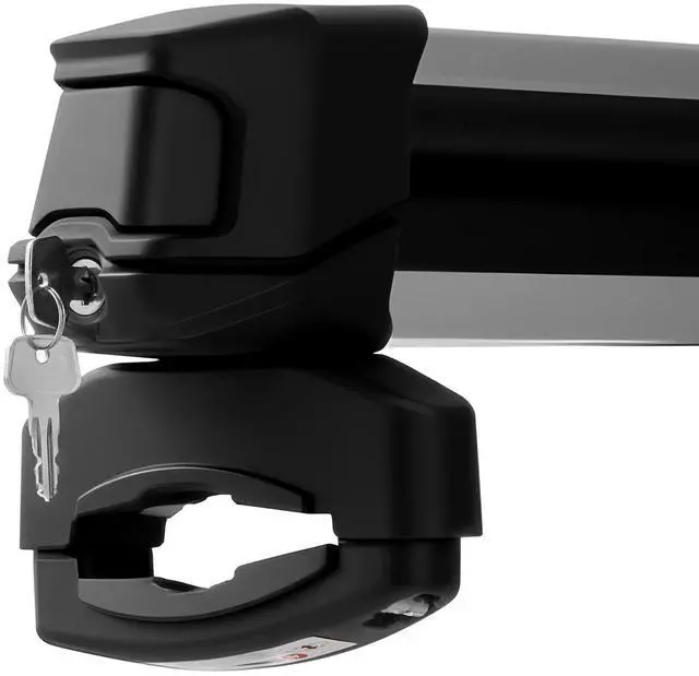 Alt view image 4 of 7 - Ski & Snowboard Roof Rack, Carry up to 6 Pairs of Skis or 4 Snowboards, 2 PCS Aluminum Universal Car Roof Rack Top Holder with Lock and Rubber Padding for Fishing Pole Rod, Fit Most Crossbars