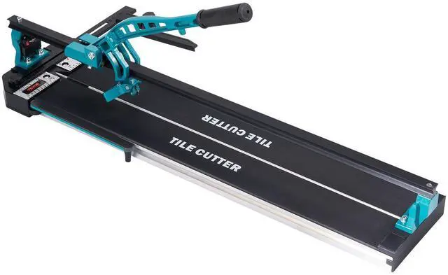 Alt view image 2 of 7 - Manual Tile Cutter, 48 inch, Porcelain Ceramic Tile Cutter with Tungsten Carbide Cutting Wheel, Infrared Positioning, Anti-Skid Feet, Durable Rails for professional installers or beginners