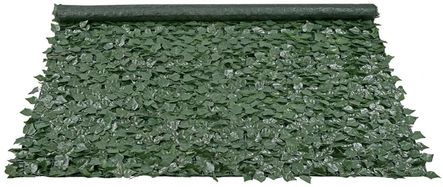 Alt view image 2 of 7 - Ivy Privacy Fence, 96 x 72 in Artificial Green Wall Screen, Greenery Ivy Fence with Mesh Cloth Backing and Strengthened Joint, Faux Hedges Vine Leaf Decoration for Outdoor Garden, Yard, Balcony