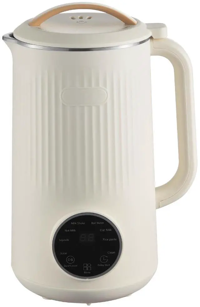 Alt view image 4 of 7 - 8-in-1 Nut Milk Maker, 34 oz Soy Milk Maker with 180W Blending, for Homemade Oat, Nut, Soy, Juice, Milkshake, Rice Cereal, Plant-Based Beverages with Self-Cleaning, Boil Water, 12-Hour Delay