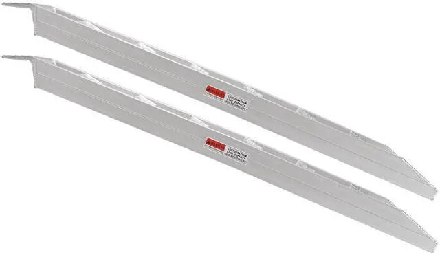 Alt view image 2 of 6 - Aluminum Ramps, 8810 lbs, Heavy-duty Ramps with Top Hook Attaching End, Universal Loading Ramp for Motorcycle, Tractor, ATV/UTV, Trucks, Lawn Mower, 72"L x 15"W, 2Pcs