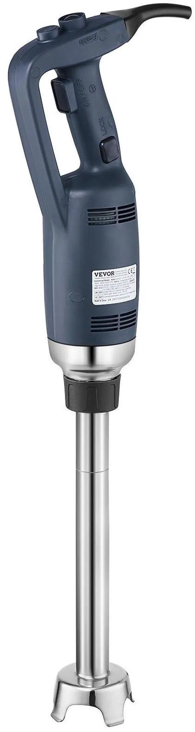 Alt view image 3 of 7 - Commercial Immersion Blender 350W Heavy Duty Hand Mixer for Soup Sauces