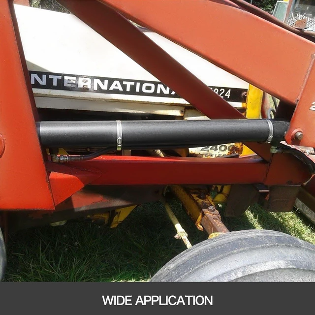Alt view image 2 of 7 - Hydraulic Cylinder 2" Bore 36" Stroke Hydraulic Ram Cylinder 3000psi Hydraulic Cylinders Welded Double Acting Cross Tube SAE6 Port Hydraulic Lifting Cylinder (2 X 36)