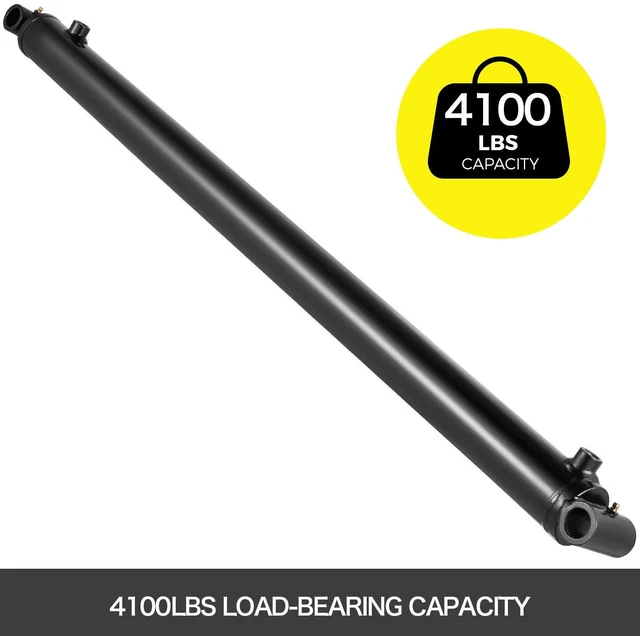 Alt view image 6 of 7 - Hydraulic Cylinder 2" Bore 36" Stroke Hydraulic Ram Cylinder 3000psi Hydraulic Cylinders Welded Double Acting Cross Tube SAE6 Port Hydraulic Lifting Cylinder (2 X 36)