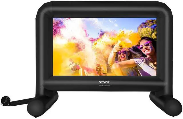 Alt view image 3 of 7 - Inflatable Movie Screen, 16 FT(192inch) Inflatable Projector Screen ,Front/Rear Projection, Oxford Fabric Blow Up Screen for Outdoor Parties Backyard Movie Night