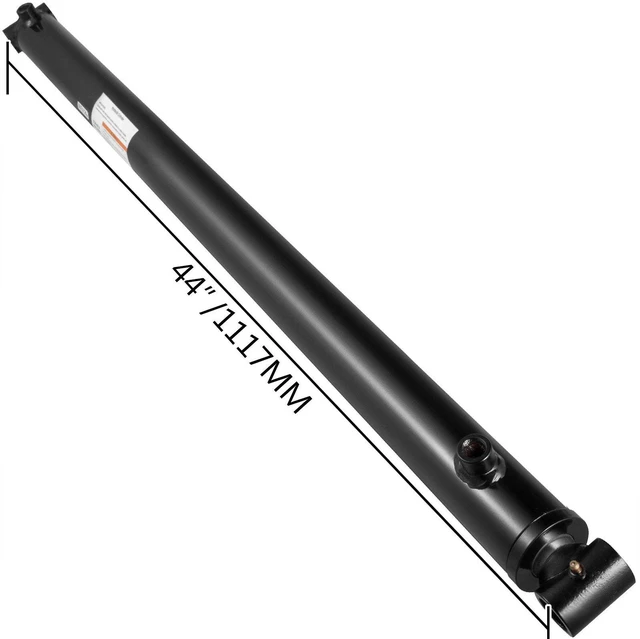 Alt view image 4 of 7 - Hydraulic Cylinder 2" Bore 36" Stroke Hydraulic Ram Cylinder 3000psi Hydraulic Cylinders Welded Double Acting Cross Tube SAE6 Port Hydraulic Lifting Cylinder (2 X 36)