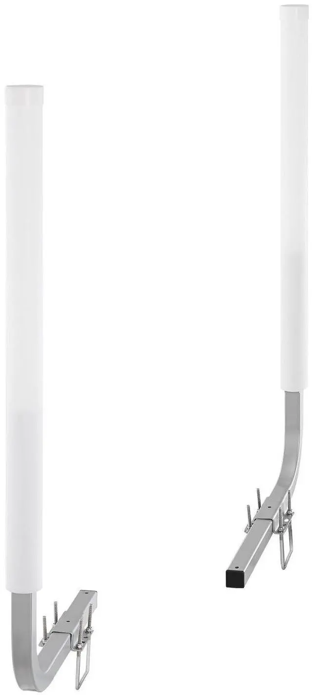 Alt view image 3 of 7 - Boat Trailer Guide, 43" Adjustable Design Trailer Guide Poles, 2PCS Rustproof Galvanized Steel Trailer Guide, Trailer Guides with PVC Pipes, for Ski Boat, Fishing Boat or Sailboat Trailer 2024