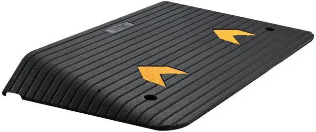 Main image of Upgraded Rubber Threshold Ramp, 3.5" Rise Door Ramp with 1 Channel, Natural Rubber Car Ramp with Non-Slip Textured Surface, 33069 lbs Load Capacity Curb Ramp for Wheelchair and Scooter