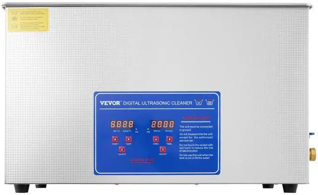 Alt view image 5 of 6 - Ultrasonic Cleaner 30L Ultrasonic Cleaner for Cleaning Eyeglasses Dentures Commercial Industrial Ultrasonic Cleaner with Digital Heater Timer and Cleaner Basket (30 Liter)