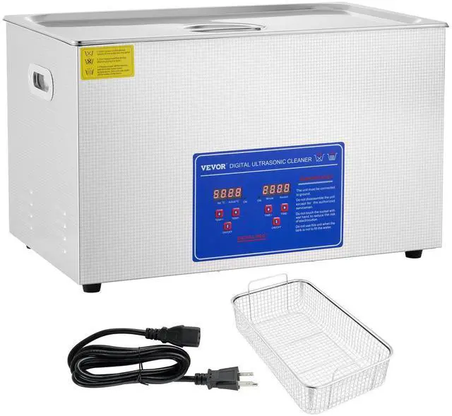 Alt view image 6 of 6 - Ultrasonic Cleaner 30L Ultrasonic Cleaner for Cleaning Eyeglasses Dentures Commercial Industrial Ultrasonic Cleaner with Digital Heater Timer and Cleaner Basket (30 Liter)