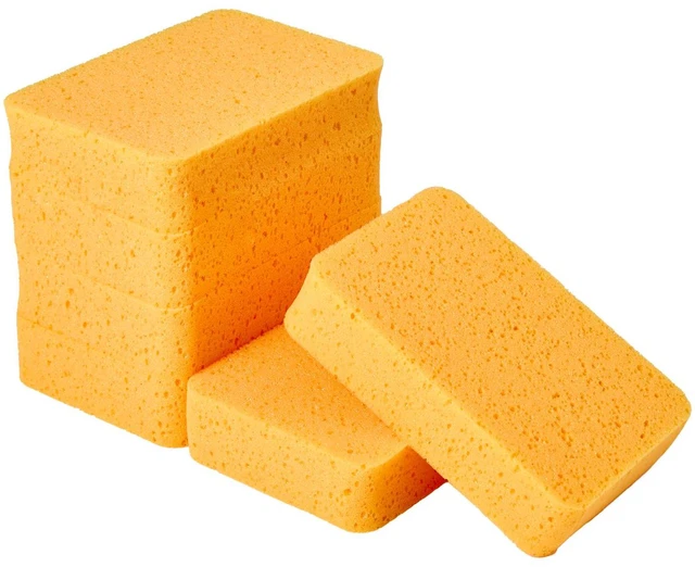 Alt view image 6 of 7 - 6 Pcs Cleaning Sponges Large Sponge with Thick Foam for Home Kitchen Bathroom