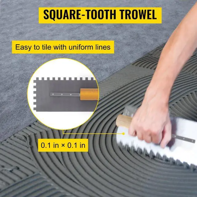 Alt view image 7 of 7 - Shower Curb Kit 38" x 60" Watertight Shower Curb Overlay with 4" PVC Offset Bonding Flange, 4" Stainless Steel Grate, 2 Cuttable Shower Curb and Trowel, Shower Pan Slope Sticks Fit for Bathroom