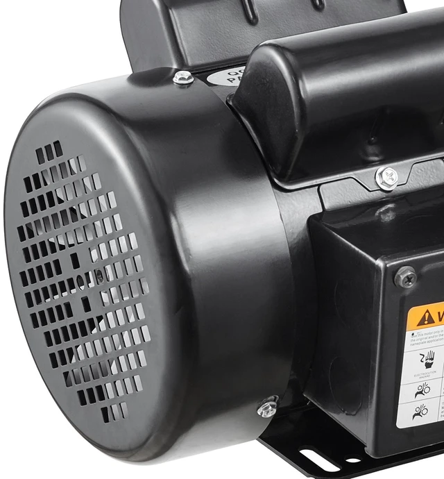 Alt view image 2 of 6 - 5HP Air Compressor Electric Motor 230V 25A 3450RPM 56Hz Frame CW/CCW Rotation (Factory Setting is CCW)