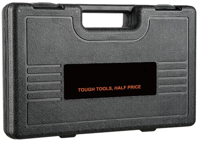 Alt view image 3 of 7 - 3/8-Inch Drive Impact Set, 48-Piece Socket Set SAE (5/16" - 3/4") and Metric (8-22mm) 6-Point CR-V Drive Extension Bar Universal Joint & Drill Adapter, with Storage Case