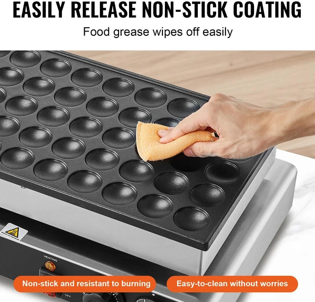 Alt view image 5 of 7 - 50PCS 43mm Mini Dutch Pancake Maker Commercial Dorayaki Baker 1700W