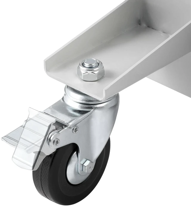 Alt view image 6 of 7 - Low Profile Oil Drain Pan, 20 Gallon Capacity, Rolling Oil Drain Pan with Electric Pump, 7.2 ft Hose & T Folding Handle, Leak-proof & Corrosion-resistant, Fit for Cars, SUVs, Trucks, ATVs, White