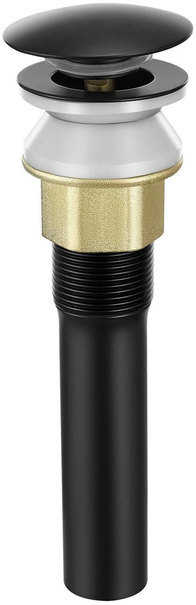 Alt view image 3 of 7 - Bathroom Sink Drain with Overflow Anti-Clogging Vessel Sink Drain Strainer