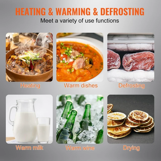 Alt view image 7 of 7 - Electric Warming Tray, 16.5" x 11" Portable Tempered Glass Heating Tray, Perfect for Dinner, Catering, House, Parties, Events, Entertaining and Holiday, Black