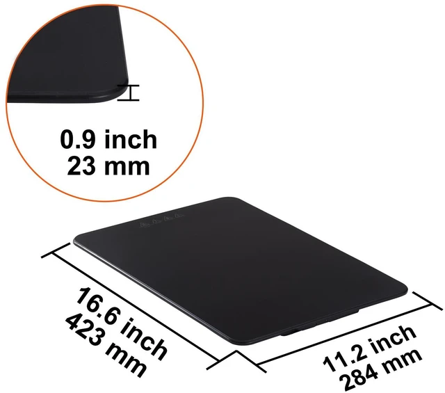 Alt view image 6 of 7 - Electric Warming Tray, 16.5" x 11" Portable Tempered Glass Heating Tray, Perfect for Dinner, Catering, House, Parties, Events, Entertaining and Holiday, Black