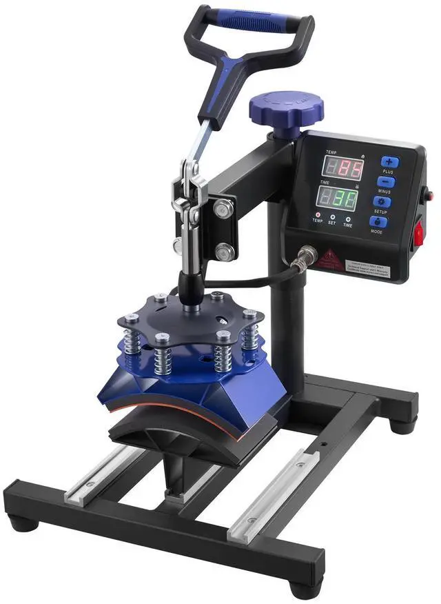 Alt view image 2 of 7 - 8 in 1 Heat Press Machine 15x15 in 30oz Tumbler Press T-Shirts Black+Blue