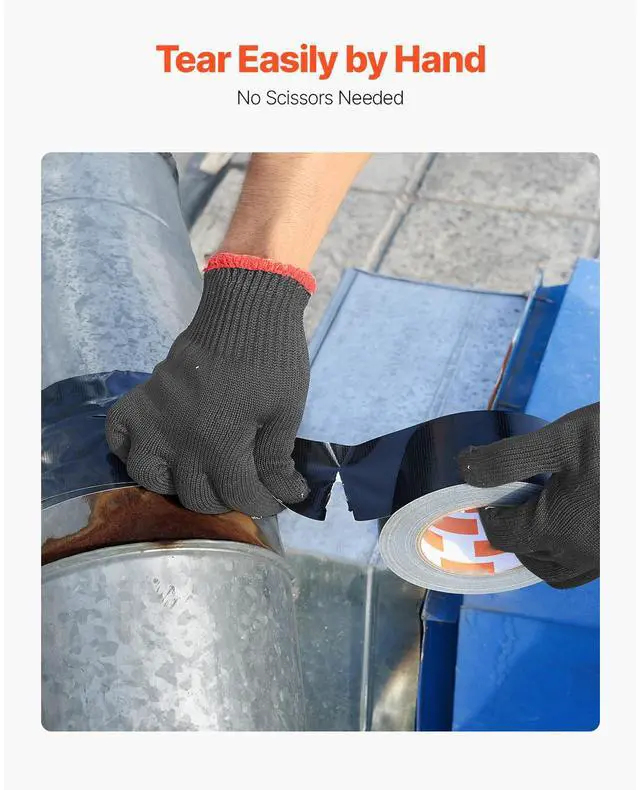 Alt view image 5 of 7 - Duct Tape Heavy Duty 1.88 in x 35 Yards 1 Pack Waterproof Indoor Outdoor Repair