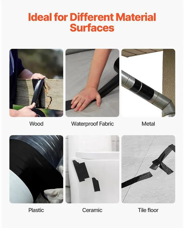 Alt view image 4 of 7 - Duct Tape Heavy Duty 1.88 in x 35 Yards 1 Pack Waterproof Indoor Outdoor Repair