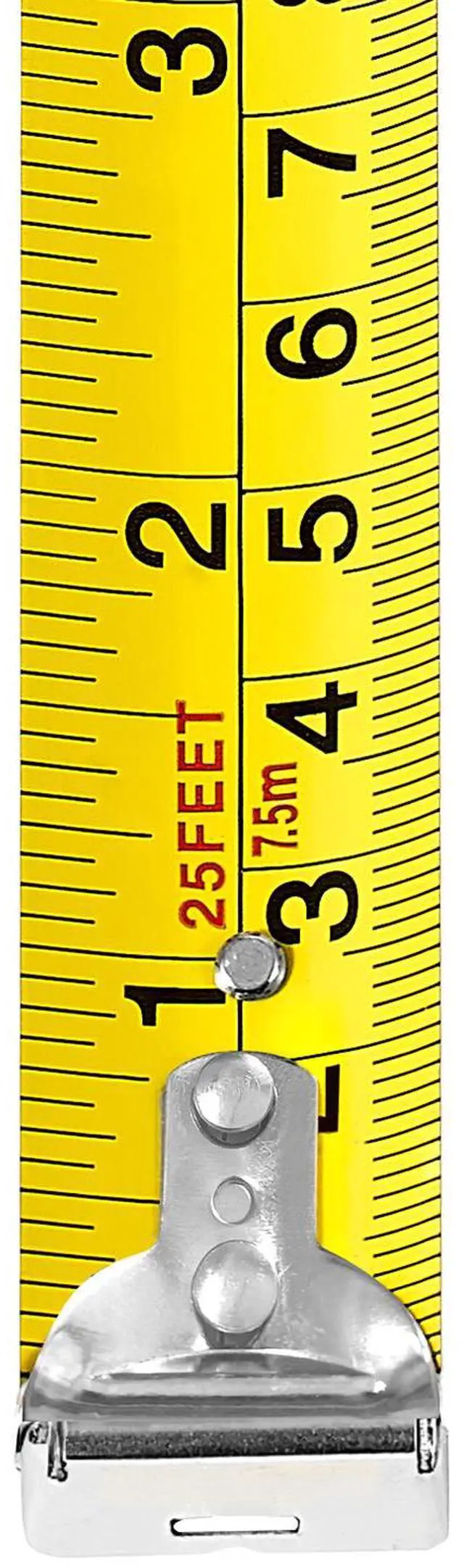 Alt view image 7 of 7 - Tape Measure 25 ft Length, Measuring Tape with Retractable, Imperial and Metric ft/m Dual-Scale & ABS Case & Easy Read Steel Measurement Tool, for Outdoor,Decoration