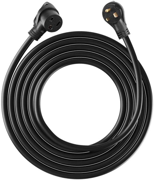 Main image of 30A Generator Extension Cord 50 ft 250V NEMA 6-50P to 6-50R 7500W Power Cable