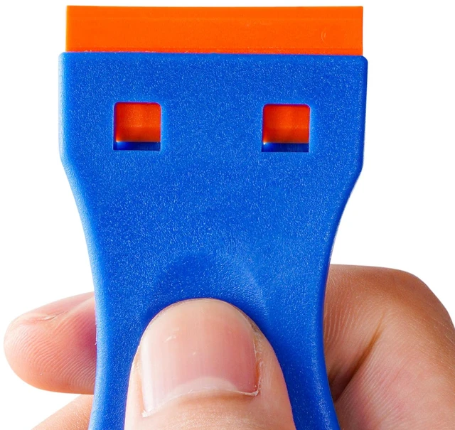 Alt view image 7 of 7 - Plastic Razor Blade Scraper 2PCS Scraper Tool 120PCS POM Plastic Blades