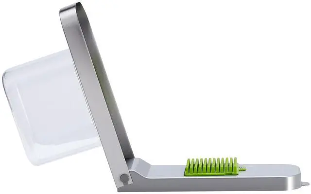 Alt view image 7 of 7 - Vegetable Chopper Food Veggie Cutter 3 Stainless Onion Slicer with Container