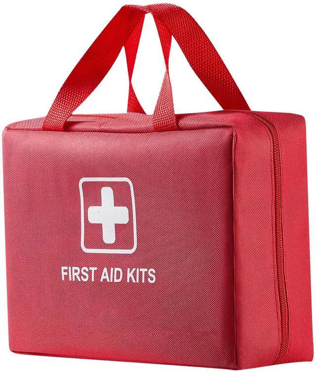 Main image of First Aid Kit 420 Pieces Large Survival Bag Emergency Medical Supplies Home Car
