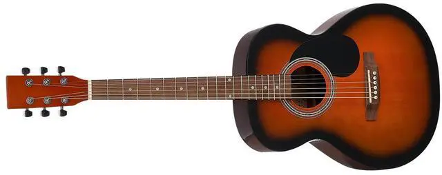 Main image of 40 in Dreadnought Acoustic Guitar Beginner Bundle with Gig Bag Adult Sunburst