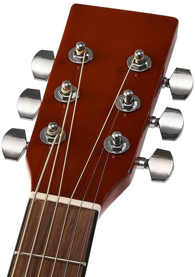 Alt view image 7 of 7 - 40 in Dreadnought Acoustic Guitar Beginner Bundle with Gig Bag Adult Sunburst