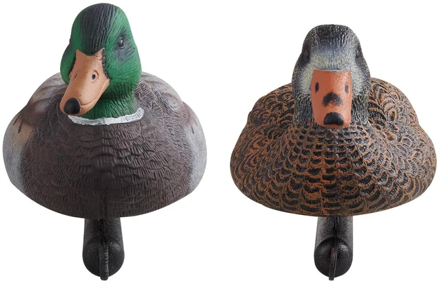 Alt view image 3 of 6 - Duck Decoy Outdoor Teal Decoy Realistic Plastic Floating Duck for Hunting 6-Pack