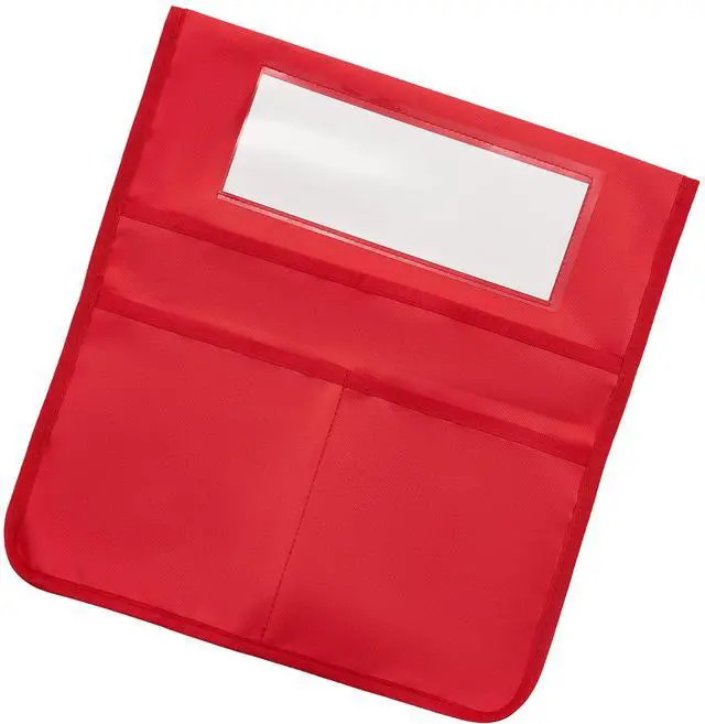Alt view image 4 of 6 - Chair Pockets for Classroom 12 Pack Seat Pocket with Name Tag Multicolor
