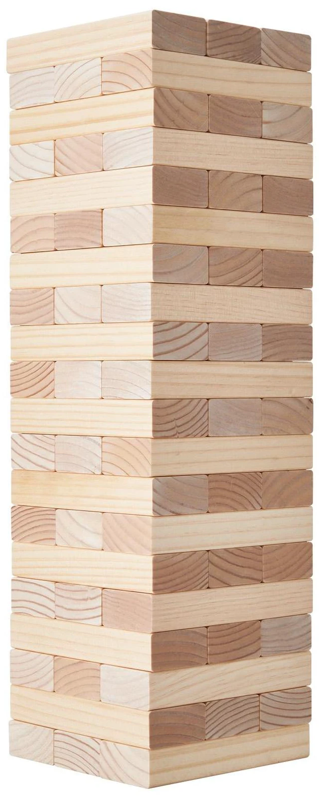 Alt view image 5 of 7 - Tumbling Timber Toy 60 Blocks Giant Tumble Tower Blocks Game Pine Wood Bag