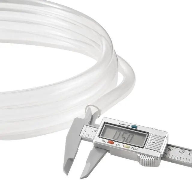 Alt view image 2 of 7 - Clear Vinyl Tubing 1/2" ID x 5/8" OD 10FT Plastic PVC Tubing Flexible Hose