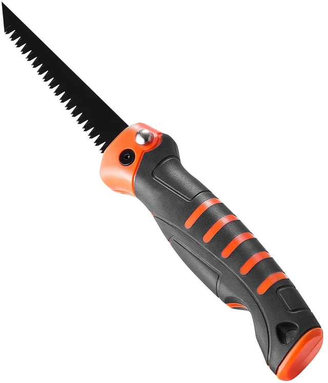 Alt view image 5 of 7 - Folding Jab Saw 5 in Foldable Jab Saw with Soft Grip Handle for Drywall PVC