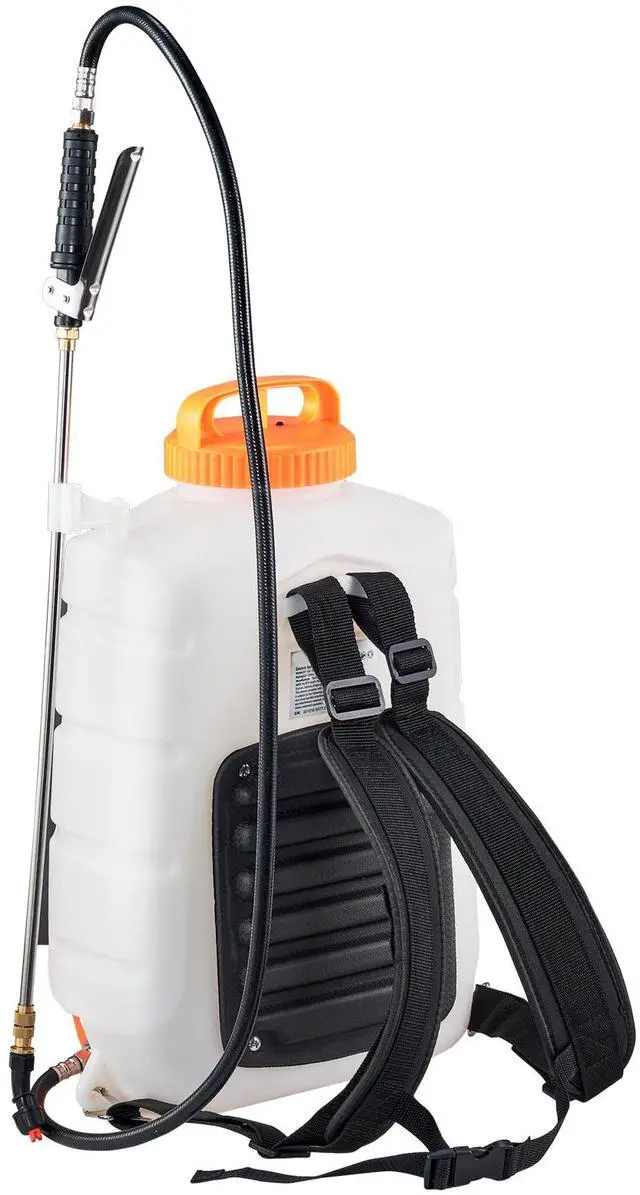 Alt view image 7 of 7 - Battery Powered Backpack Sprayer 4 Gal Tank 0-90 PSI Adjustable Pressure