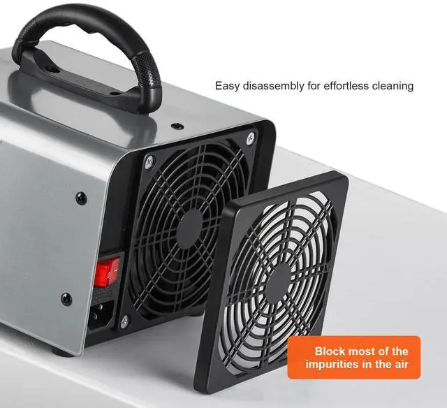 Alt view image 7 of 7 - Ozone Generator, 36000mg/h Ozone Machine Odor Remover, High Capacity Commercial/Industrial Ozone Generator Machine, Home Air Ionizers Deodorizer with 0-120 min Time Setting for Rooms, Cars, Pets