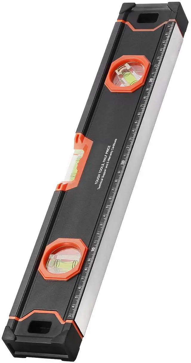 Alt view image 7 of 7 - 6-Piece Torpedo Level, 78/48/32/24/16/10 Inch Box Levels Set, Bubble Vials Ruler for 45/90/180 Degree, Shock-Proof Aluminum Alloy Magnetic Leveler Tool, SAE/Metric Scale