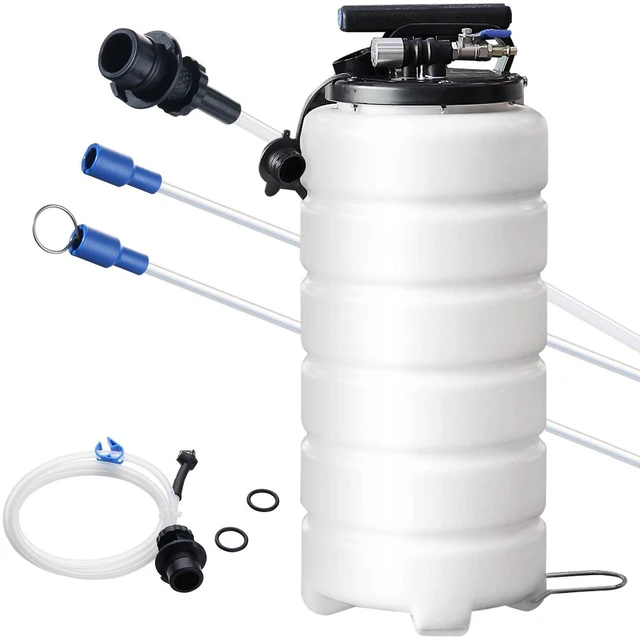 Main image of Fluid Extractor, 4 Gallons (15 Liters), Pneumatic/Manual Oil Changer Vacuum Fluid Extractor with Dipstick and Suction Hose, Oil Extractor Change Pump for Automotive Fluids Vacuum Evacuation