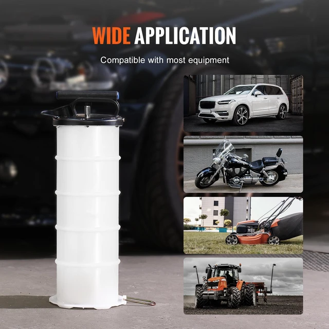 Alt view image 3 of 7 - Fluid Extractor, 1.74 Gallons (6.5 Liters), Manual Hand-Operated Oil Changer Vacuum Fluid Extractor with Dipstick and Hose, Oil Extractor Change Pump for Automotive Fluids Vacuum Evacuation