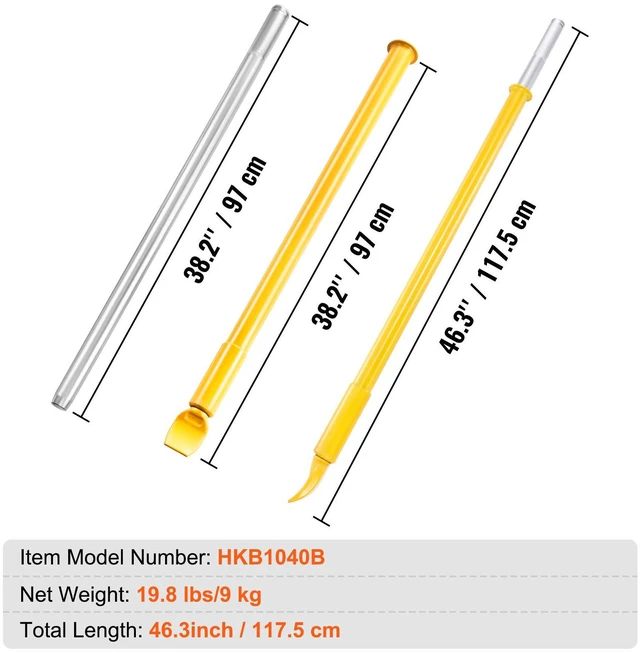 Alt view image 6 of 7 - Tire Bead Breaker Slide Hammer, 46.3" Length Heavy Duty Steel Tire Bead Breaker, Portable Tire Changing Sliding Impact for Car Truck Trailer Tire Removal