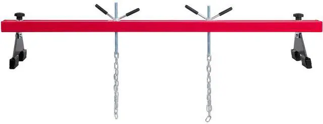 Alt view image 3 of 7 - Engine Support Bar 1100 Lbs Capacity Engine Transverse Bar Engine Hoist 2 Point Lift Holder Hoist Dual Hooks, Engine Hoist Keeps Engine Stable for Home Garages & Auto Repair Shop
