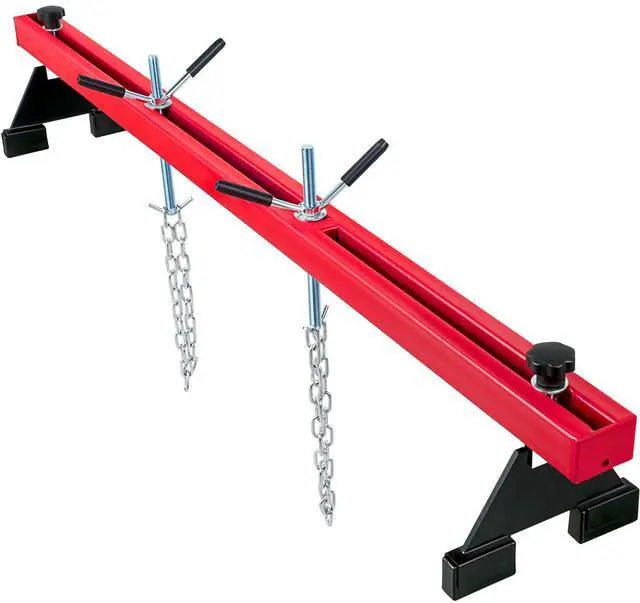 Alt view image 6 of 7 - Engine Support Bar 1100 Lbs Capacity Engine Transverse Bar Engine Hoist 2 Point Lift Holder Hoist Dual Hooks, Engine Hoist Keeps Engine Stable for Home Garages & Auto Repair Shop